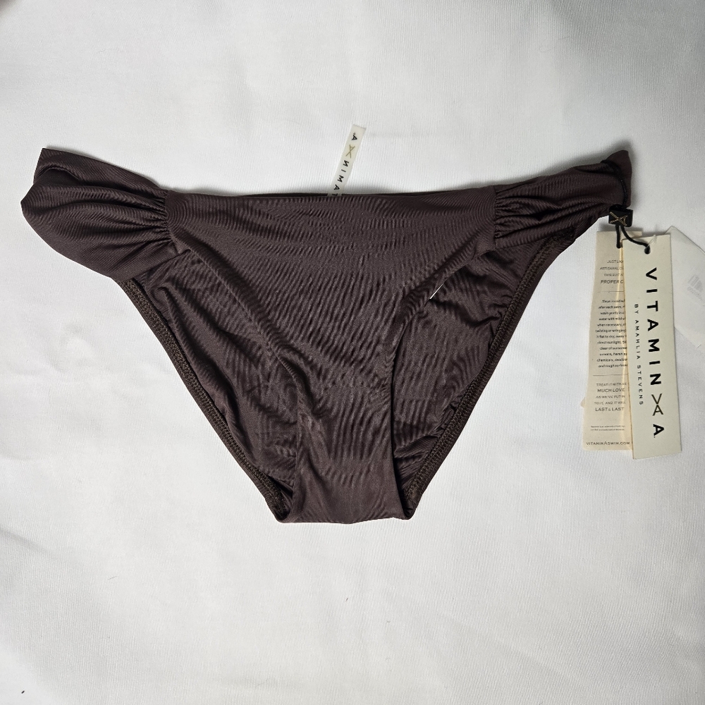 Vitamin A Ecolux Bikini Bottoms Size 8